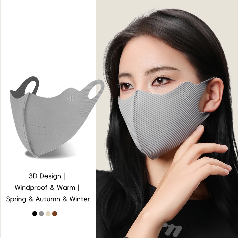 

3D Windproof Warm Face Mask Breathable Skin-Friendly Fabric for Spring Autumn Winter Cycling Running Outdoor Cycling Mask