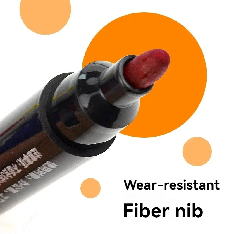 3/6 Pcs Permanent Marker Pens Waterproof Quick‑Drying Black Blue Red for Multi‑Surface Writing Office Art Stationery Supplies