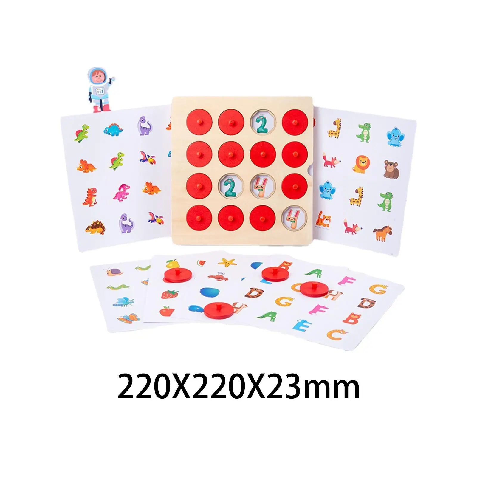 Memory Game Learning Toy Creative Activities Practical Portable Montessori Toy