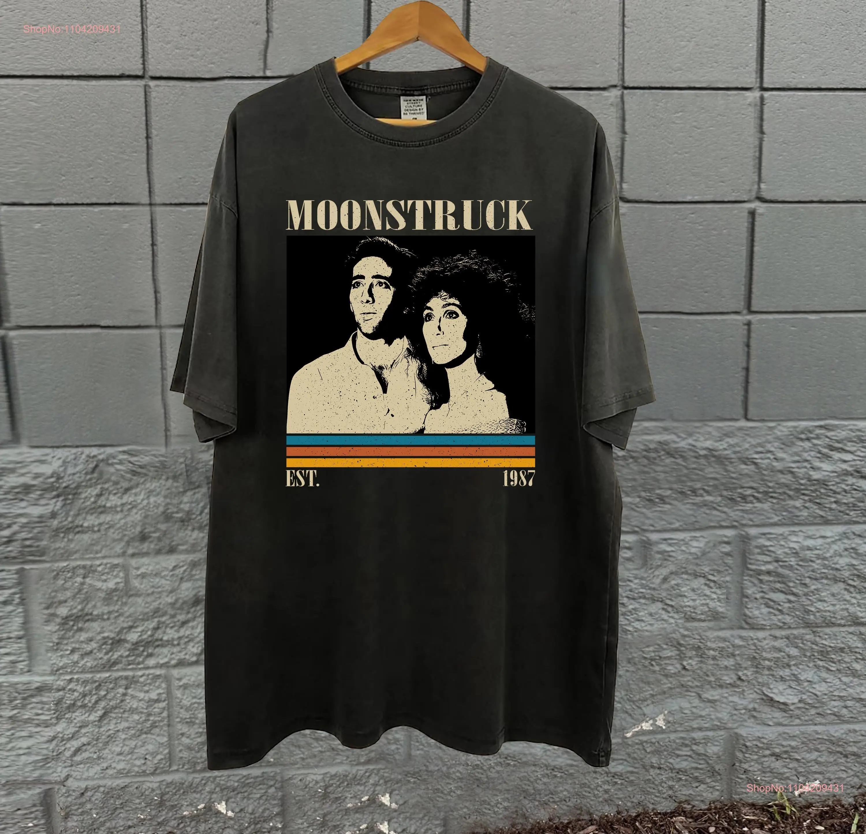 Moonstruck Movie T Shirt Film Classic Vintage Retro Dad s for him long or short sleeves