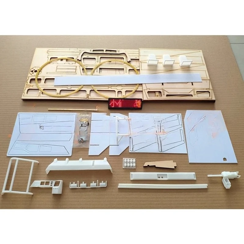 Pneumatic Assault Boat 1:18 Scale DIY Handmade Kit, Horizon Rescue Boat Model Building Set for Hobby and Display