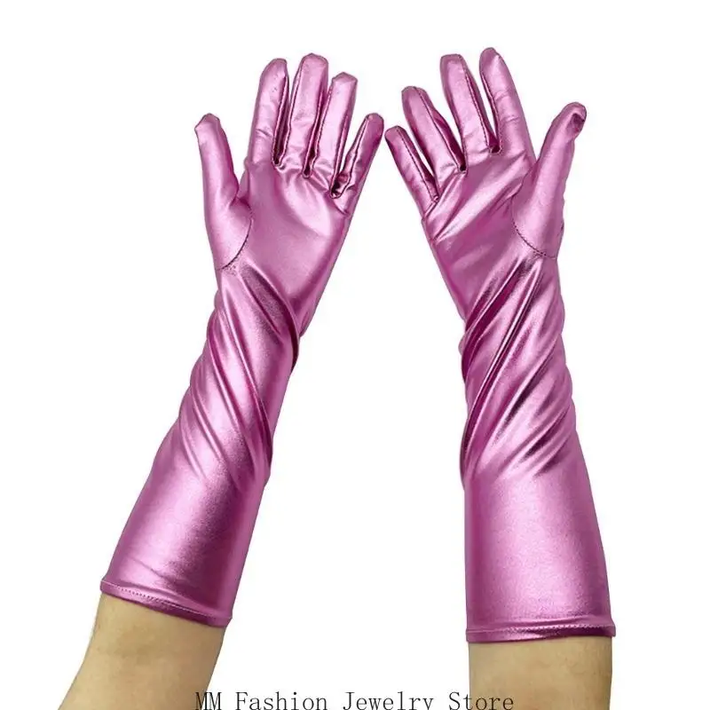 Găng tay kim loại gợi cảm dành cho phụ nữ và bé gái trong chủ đề Phụ kiện trang phục dự tiệc D0UB