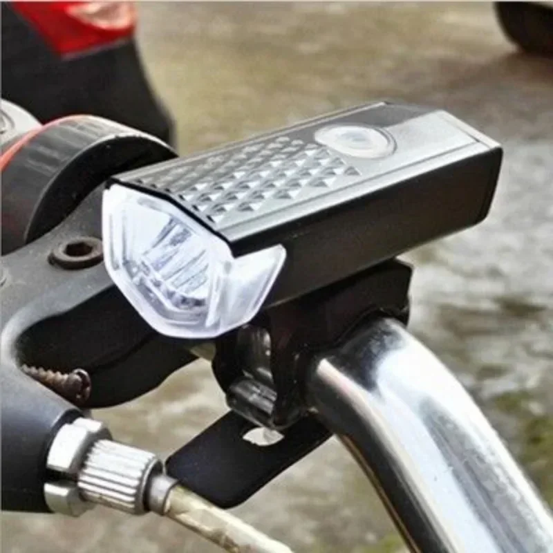 Juego de luces LED recargables por USB para bicicleta de montaña, faro delantero y trasero, linterna, accesorios de ciclismo