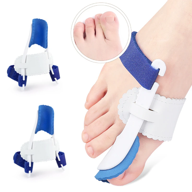 

1Pair Halux Valgus Straightener Corrector Foot Care Tools Toes Separator Bunions Spreader Separators Orthopedic Pedicure Tools