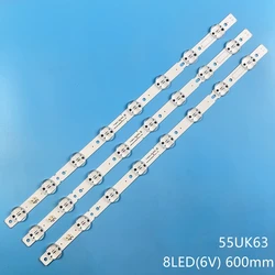 LED Backlight Strip for 55UK63PLB 55UK6360PSF 55UK6360 55UK6300 55UK6200PLA 55UK6470 55UK6400 SSC_TRIDENT_55UK63_S SVL550AS48AT5