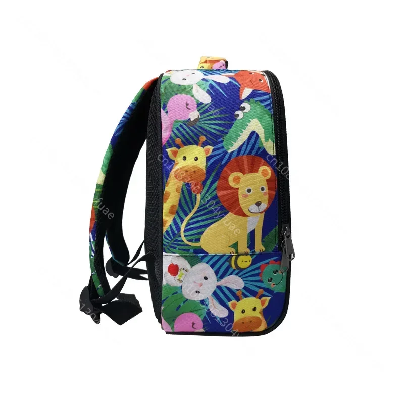 Excavator Digger Dinosaur Animals Print Children School Bags Baby Toddler Backpack Kids Kindergarten Bag Diaper Holder Bookbag