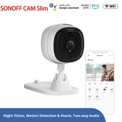 SONOFF CAM Slim Wi-Fi Smart Security Camera Motion Detection Alarm Local and Cloud Storage Smart Home Safety eWelink APP Control