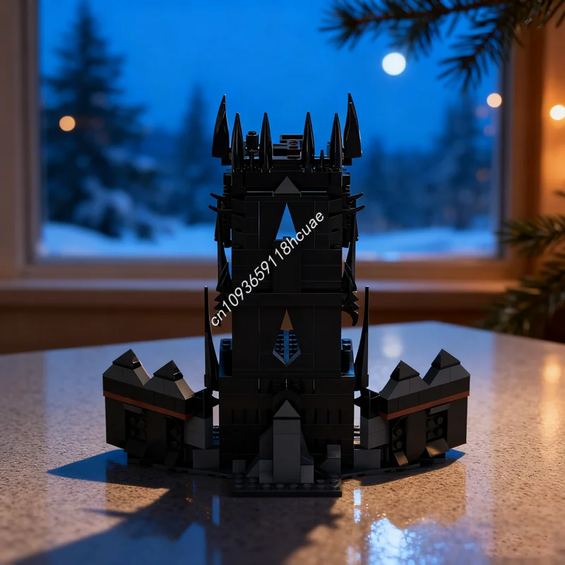 

337 шт. MOC Mouth Sauron S личная башня альтернативная модель рождественские подарки строительные блоки строительные DIY кирпичные игрушки дети день рождения