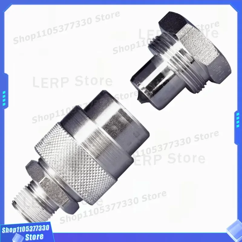 KA Series NPT 3/8 Inch Hydraulic Quick Coupler High Pressure Fluid Connector for Industrial Machinery Heavy Duty Steel