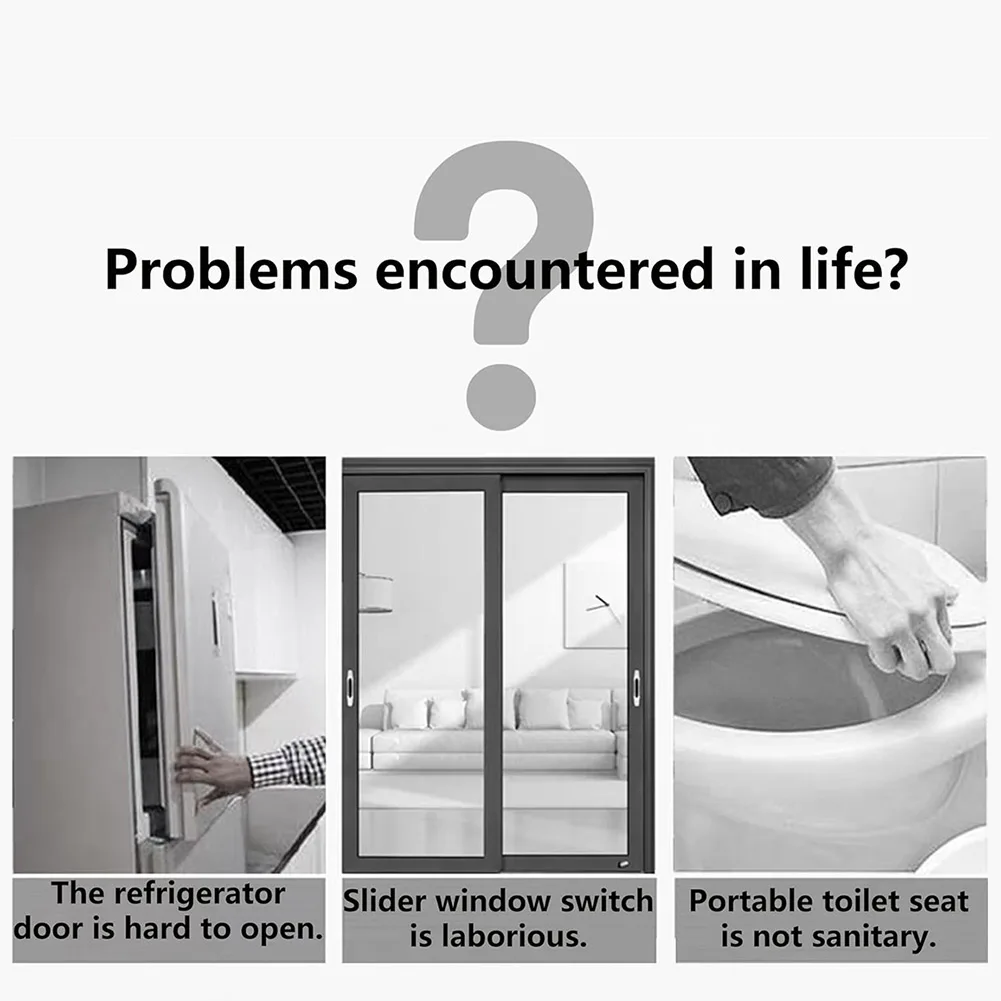

Vacuum Mount Pull Suction Cup Handle Fits Glazed Surfaces ABS PVC Materials Moisture Resistant For Glass Doors