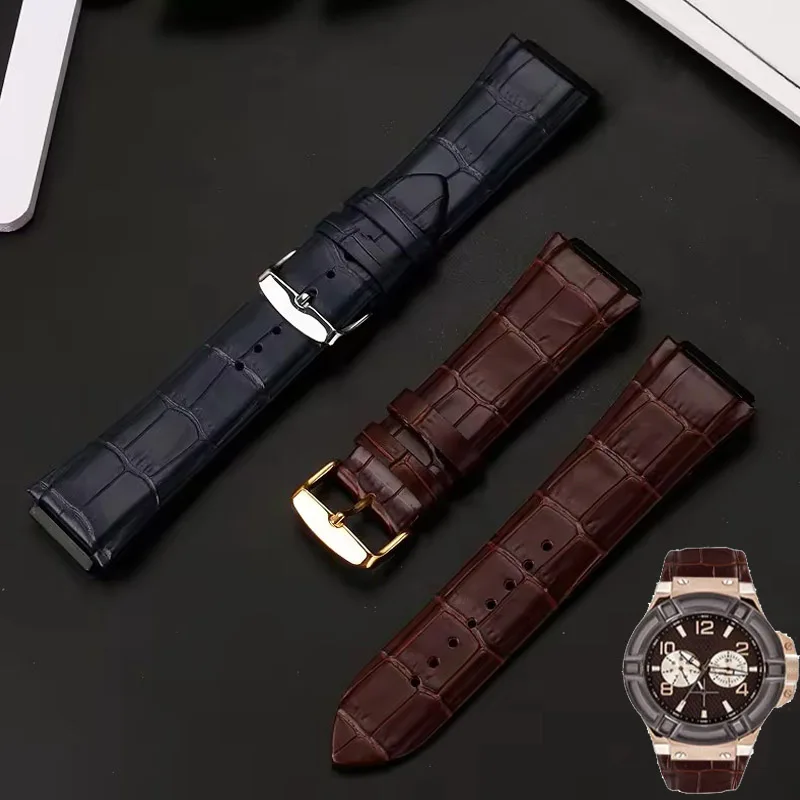 For Guess Top Layer Cowhide Watch Strap W0040G3 W0040G5 W0247G3 High Quality Genuine Leather Watch Band