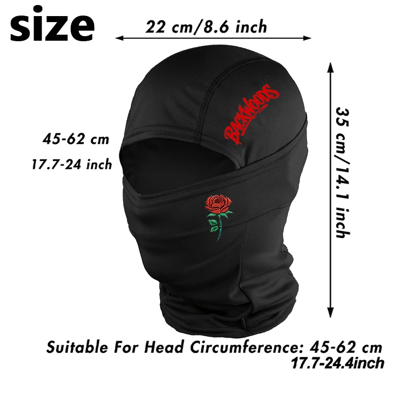 Musion Unisex Balaclava Face Mask Windproof Dustproof Multi-functional for Motorcycle Camping Hiking Skiing Outdoor Sports