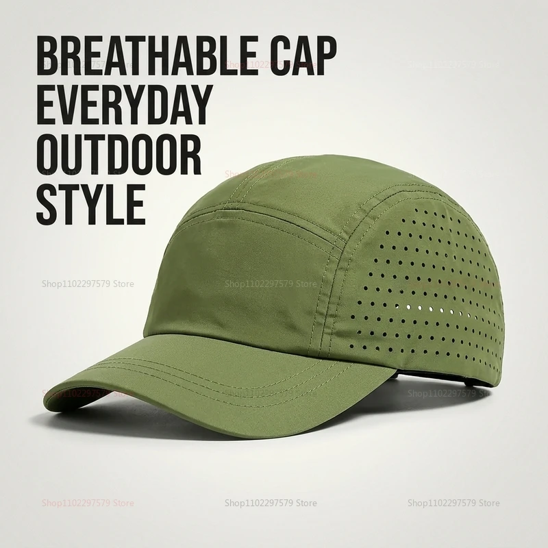 

Lightweight Mesh Baseball Cap Short Brim Quick Dry UV Protection Breathable Hat for Men Women Outdoor Sports Hiking Running Golf