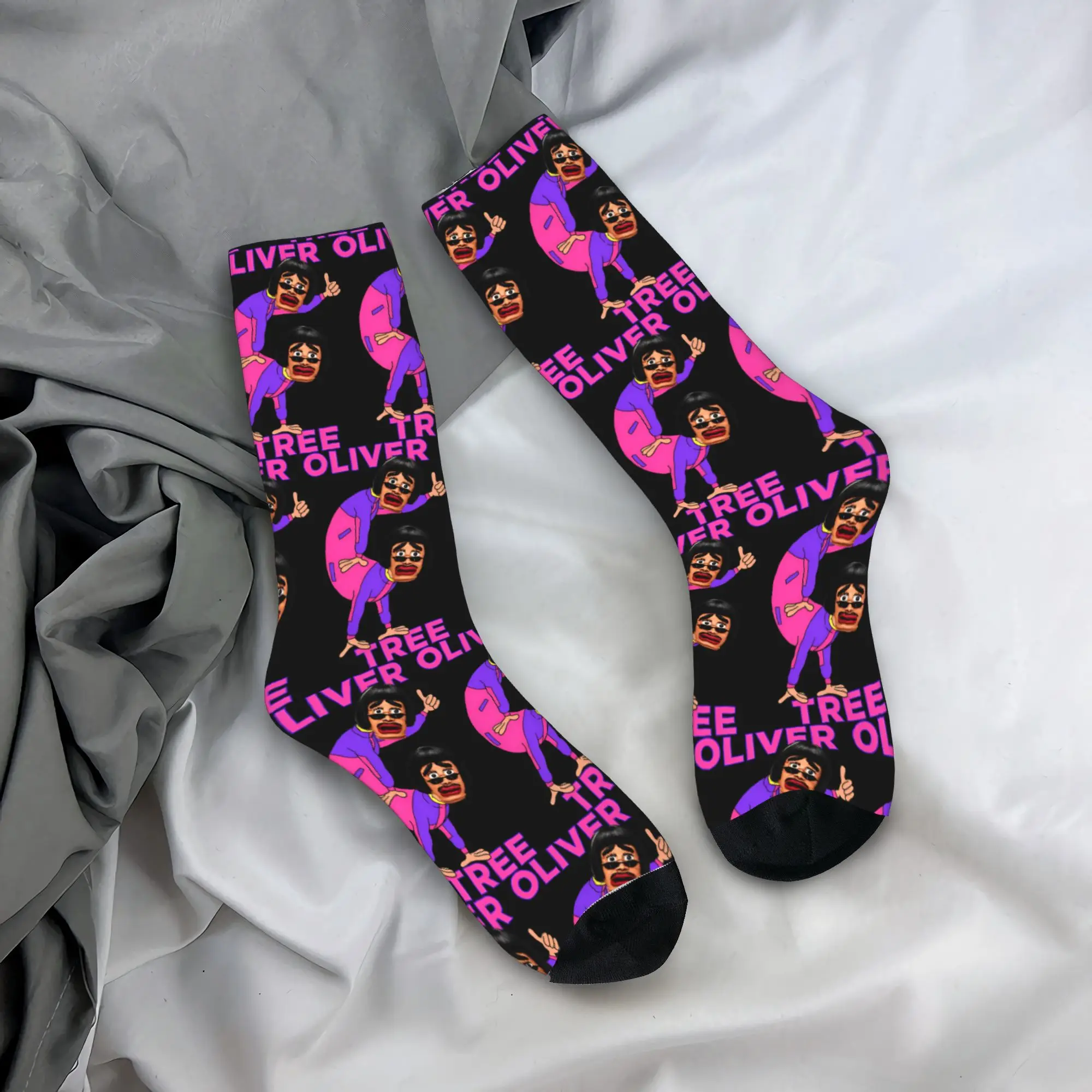 New Male Men Socks Harajuku In loving memory OT Oliver Tree Sock Polyester  Sport Women Socks Spring Summer Autumn Winter