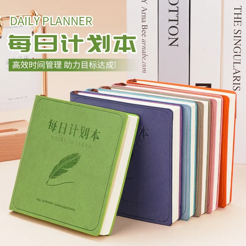 

Daily planner self-discipline clock in mini notebook carry time management learning schedule schedule schedule book diary