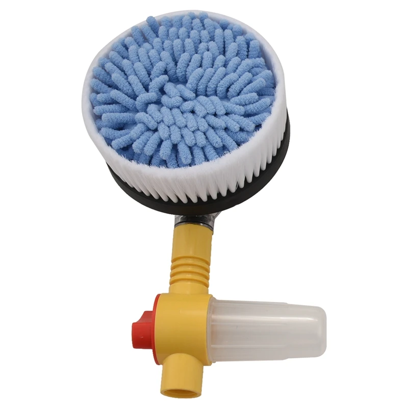 

1 Set Of Automatic Car Wash Foam Brush Professional Spray Rotating Brush Portable Automatic Cleaning Tool Washing Switch Water F