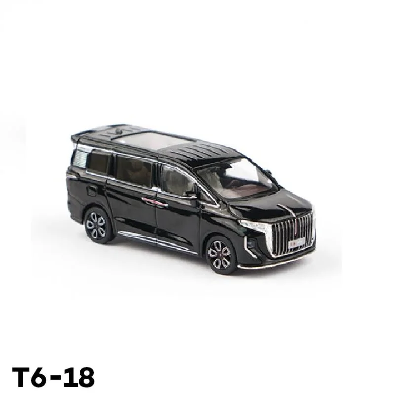 

Xcartoys 1:64 Hong-qi HQ9 T6-18 Black Alloy Simulation Model Car