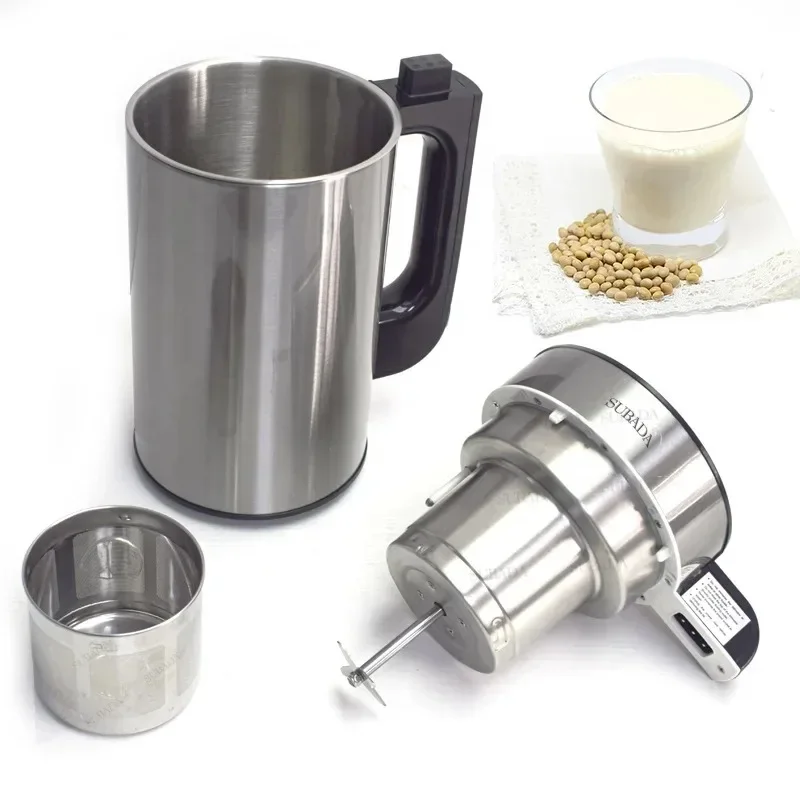 Model 1.5 Liter Soy Milk Maker SS304 Material Nut Milk Maker Machine Electric Almond cow the plant based milk maker