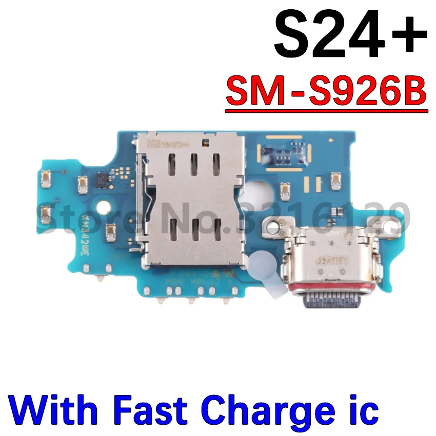 Charging Port Dock Connector Board Flex For Samsung S24+ S24 Ultra S928 S926 S921 USB Connector Dock Charger Cable