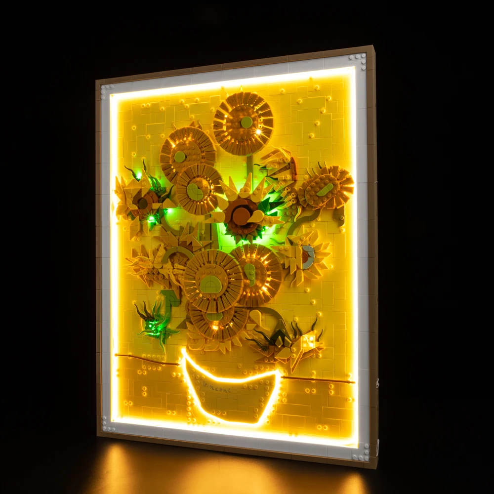 

Набор освещения для радиоуправляемой версии LEGO Vincent Van Gogh Sunflowers не включает строительный блок (только комплект светодиодных фонарей)