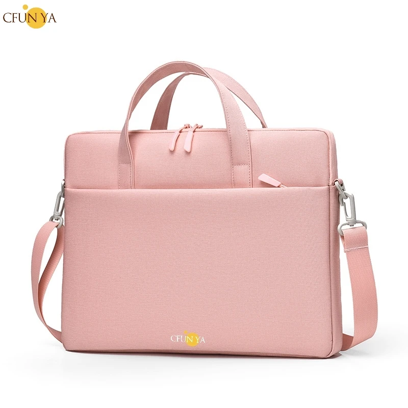 CFUN YA Laptop Sleeve Bag For Women Men Notebook Handbag Computer Bags 14 15.6 inch Laptops Case Unisex Messenger Crossbody Bags