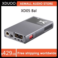 XDUOO XD05 Bal Portable Decoding Headphone Amplifier XD-05 Balanced DAC 32bit/768kHZ DSD512 xd05bal