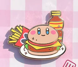 cute Hamburg bakery Hard Enamel Pin(It's not soft enamel)