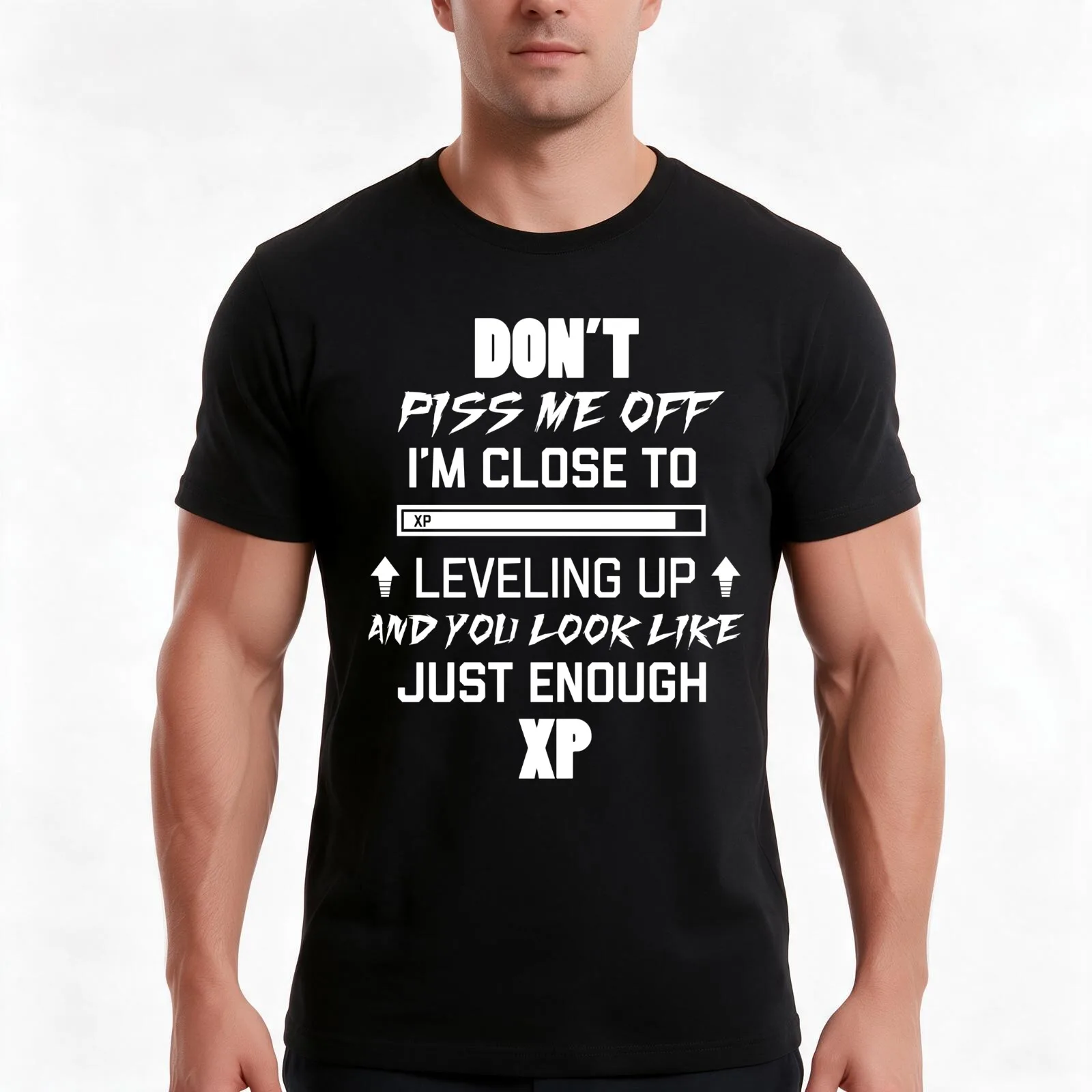 Dont piss me off T-Shirt, Summer Casual Cotton Tee, Oversized Streetwear Tops, Vintage Graphic Print, Loose Fit Short Sleeve