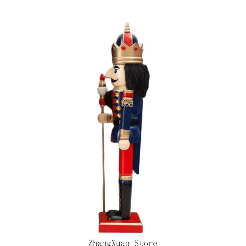 Weihnachtssoldatfigur mit europäischem Charakter für Weihnachtsarrangements 3XUF – Detail 8