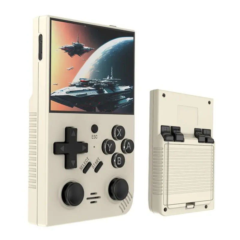 

Игровая консоль T23C R35plus Retro с 64 ГБ памяти, более 30 000 игр, 3,5-дюймовый IPS-экран, портативная игровая консоль с системой Linux для GBA, PSP, PS1, D