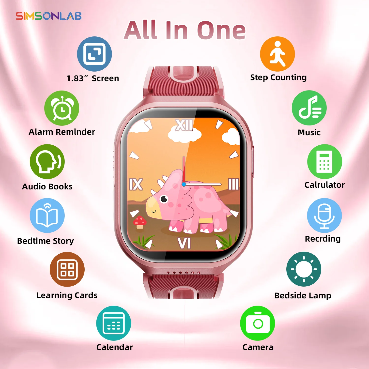 

2025 НОВЫЕ умные часы для детей, 32 игры, запись видео, музыкальный плеер, калькулятор, будильник, Рождественский подарок для девочек и мальчиков, детей