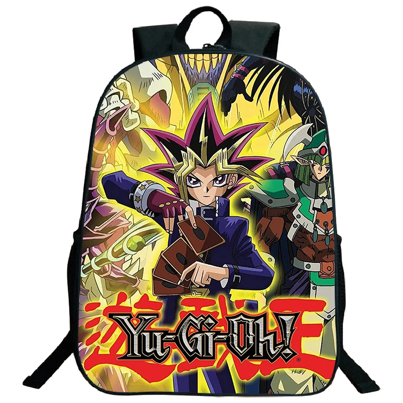 16 Zoll yu-gi-oh! Rucksack Cartoon Schult aschen Studenten reisen Bücher tasche wasserdicht Kinder Mochila große Kapazität Laptop Rucksack