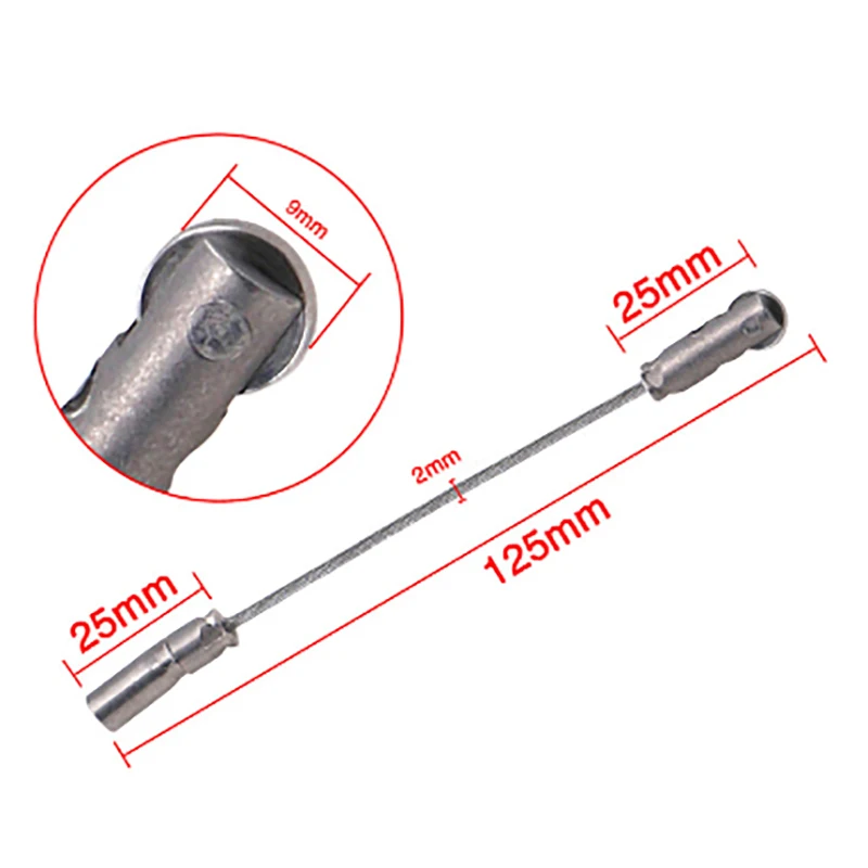 Electrician Automatic Thread Guide Connector Head Thread Guide Wire Cable Elastic Threader Cable Puller Accessories For Repair