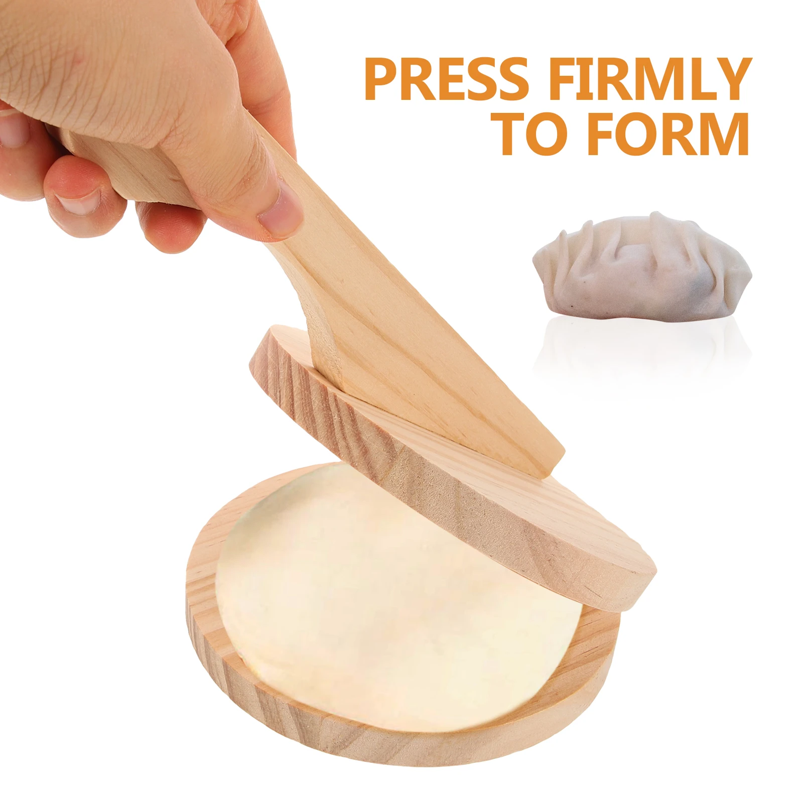 

Wooden Dumpling 21 5x12 5cm Small Manual Dough for Dumplings Ravioli Dumpling Presser Kitchen Dough Presser Tool