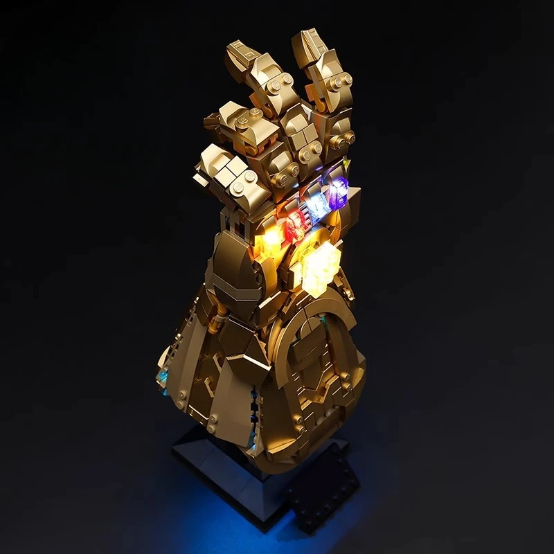 Nenhum modelo de conjunto de iluminação LED adequado para LEGO Infinity Gauntlet 76191 (excluindo blocos de construção)
