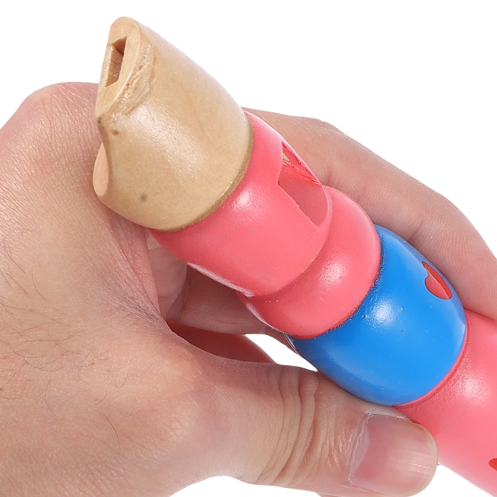 

2pcs Wooden Flute For Kids Musical Instrument Learning Plaything Birthday Gift Children Blowing Flute Training