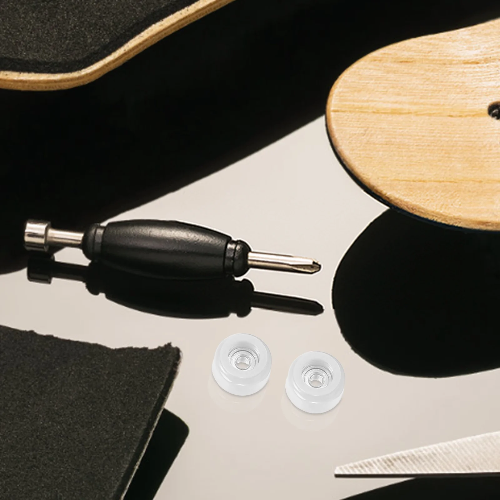 Rodillo de patín para dedos, juego de escritorio portátil de acero inoxidable de plástico Premium para niños y adultos, juguete educativo para aliviar el estrés, 4 Uds.