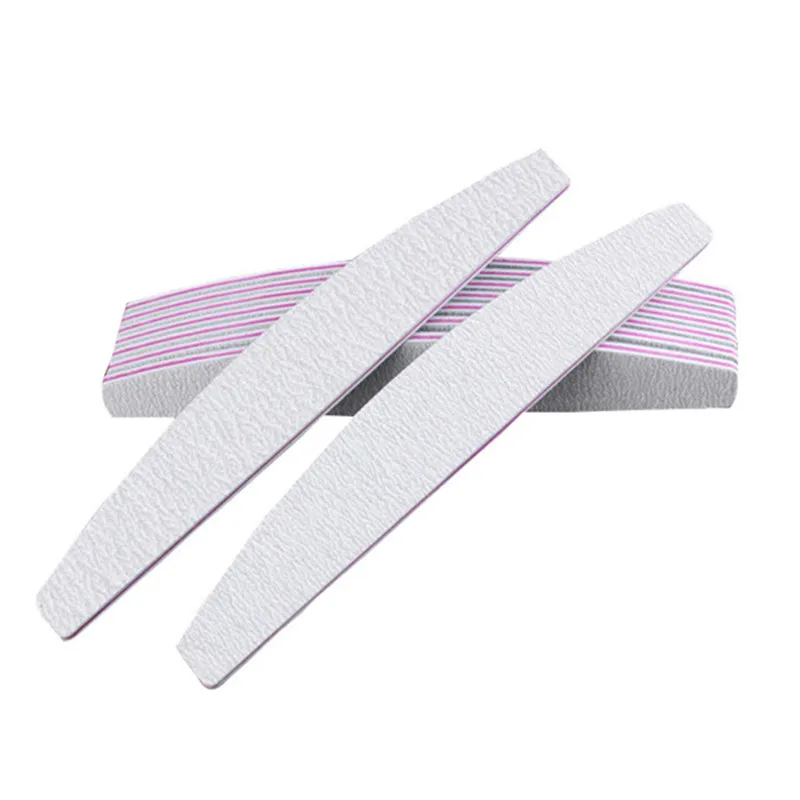 

10PCS Professional Custom Logo Printed Emery Board Nail Files Sanding Paper Nail File 100/180