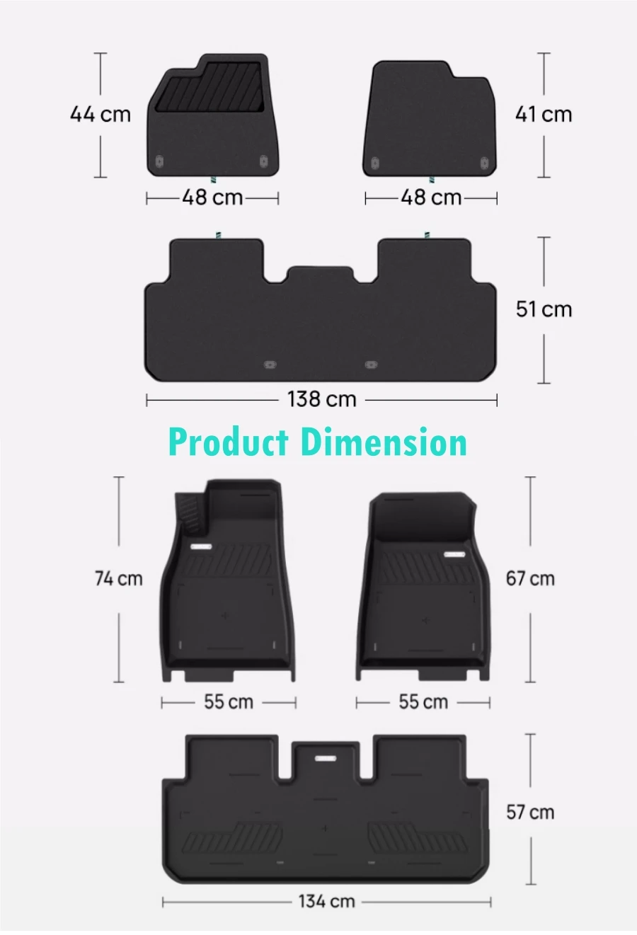 Tappetini a doppio strato con tappeto in Nylon compatibile con Tesla Model S 2023 2024 rivestimenti per pavimenti ecologici per tutte le stagioni