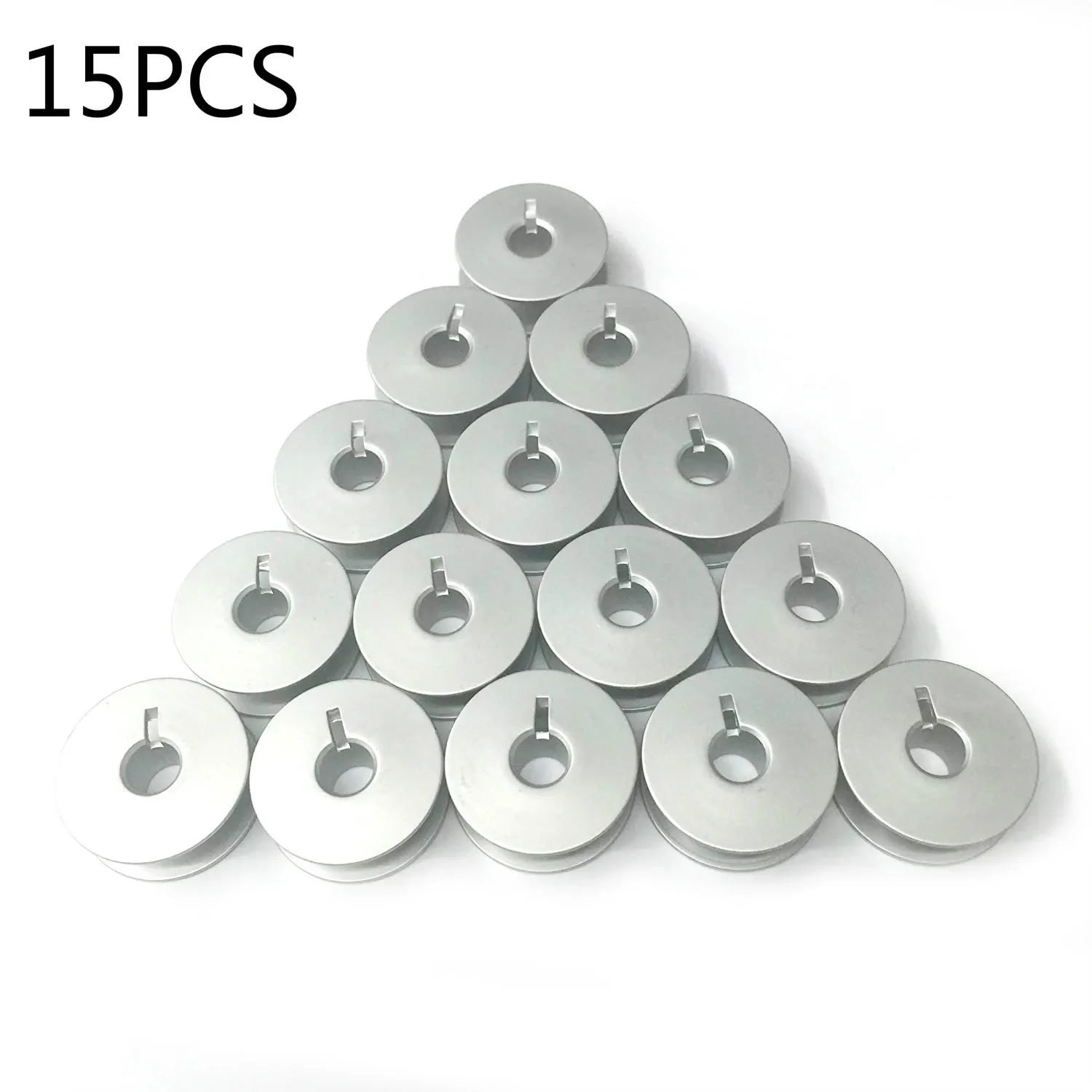 10/15PCS #9033A Aluminum Bobbins Fit For Pfaff 130, 229, 230, 260, 261, 332 ADLER 67 68 69 +