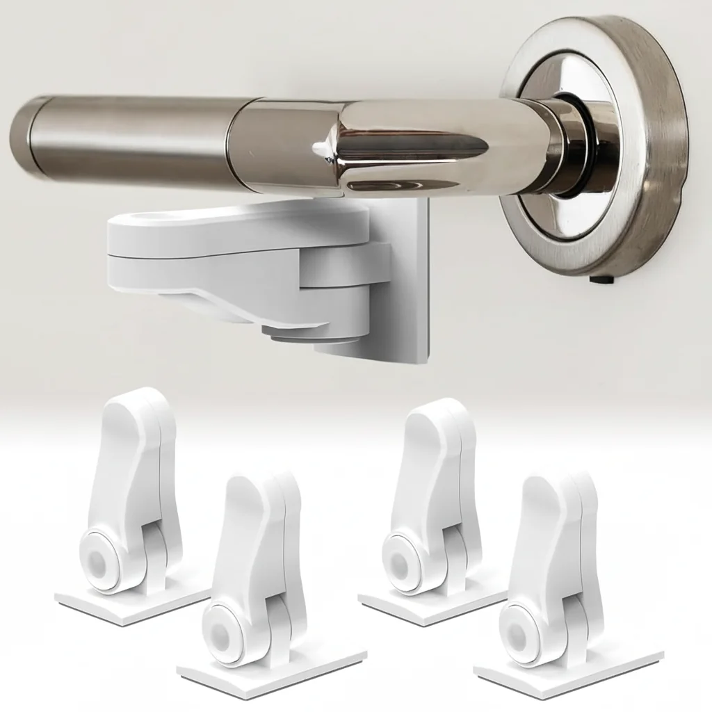 

Child Proof Lever Lock Minimalist Design Door Cabinet Window & Faucet Handle Lock No Drilling Needed Safety Locks for Kids