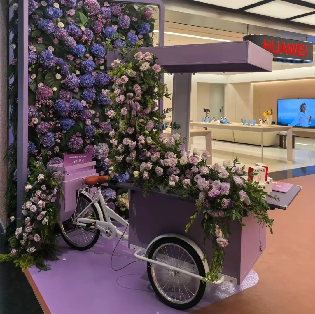 

Customizable stall snacks adult tricycle net red float outdoor mobile booth shopping mall street milk tea coffee cruise car