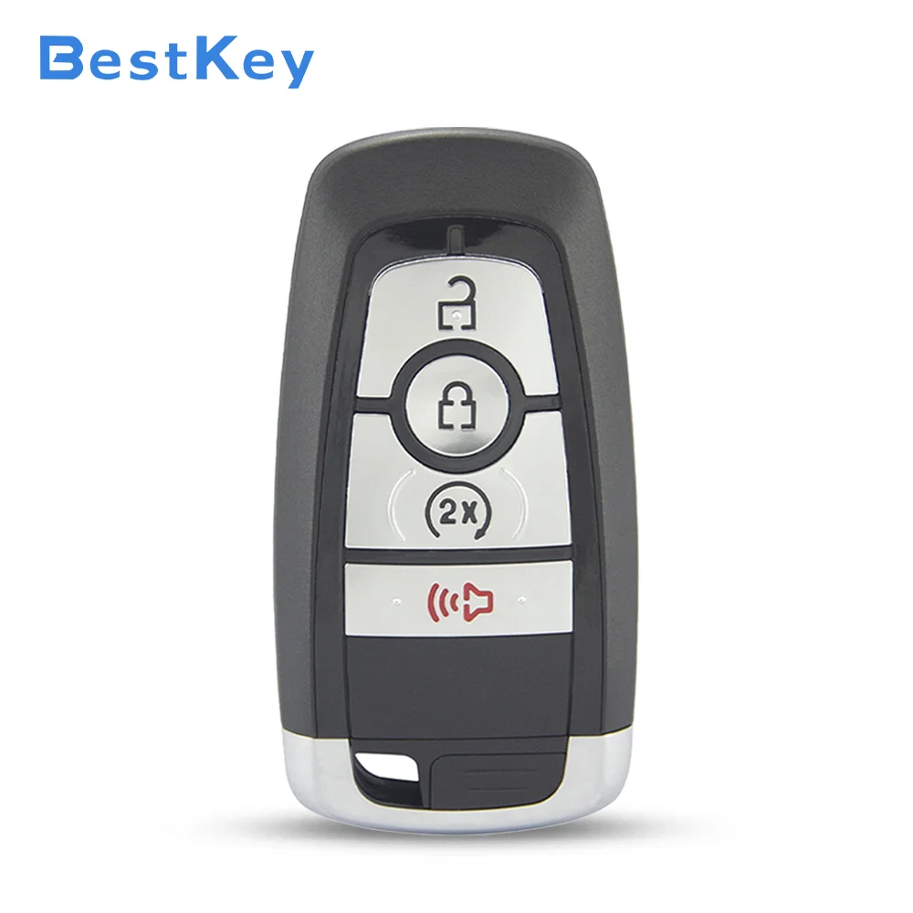 Best Key Genuine NXP NCF2951F ID49 Immobilizer Chip 4 Button Multi Band Remote Key Exact Fit Stable Fob For Ford Edge Ranger