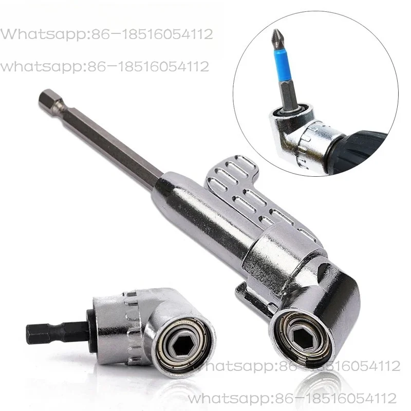 

Right Angle Attachment Screwdriver Bit Drive Holder Magnetic Power Drill Adapter Chuck Tool 105 Degree 1/4 Screw Driver Impact