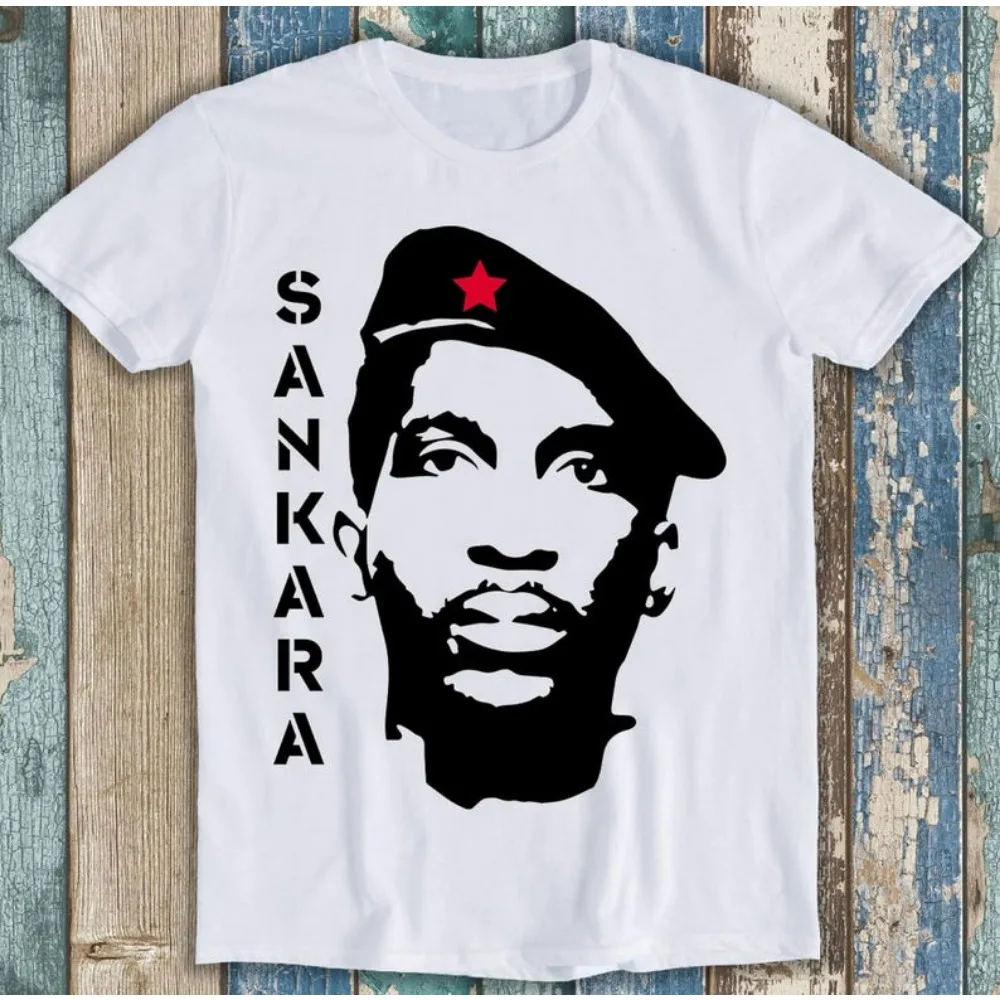 توماس سانكارا لومومبا الماركسية بوركينا فاسو مضحك ميمي أفضل للجنسين هدية تي شيرت الصيف تنفس Camisetas الحنين القمم