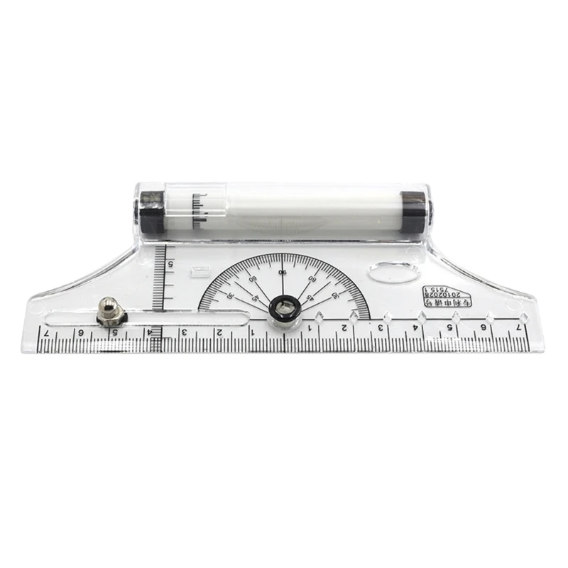 Règle de dessin multifonctionnelle, roulement de centrage de poulie, règle de boussole parallèle, rapporteur de palissade scolaire de courbe
