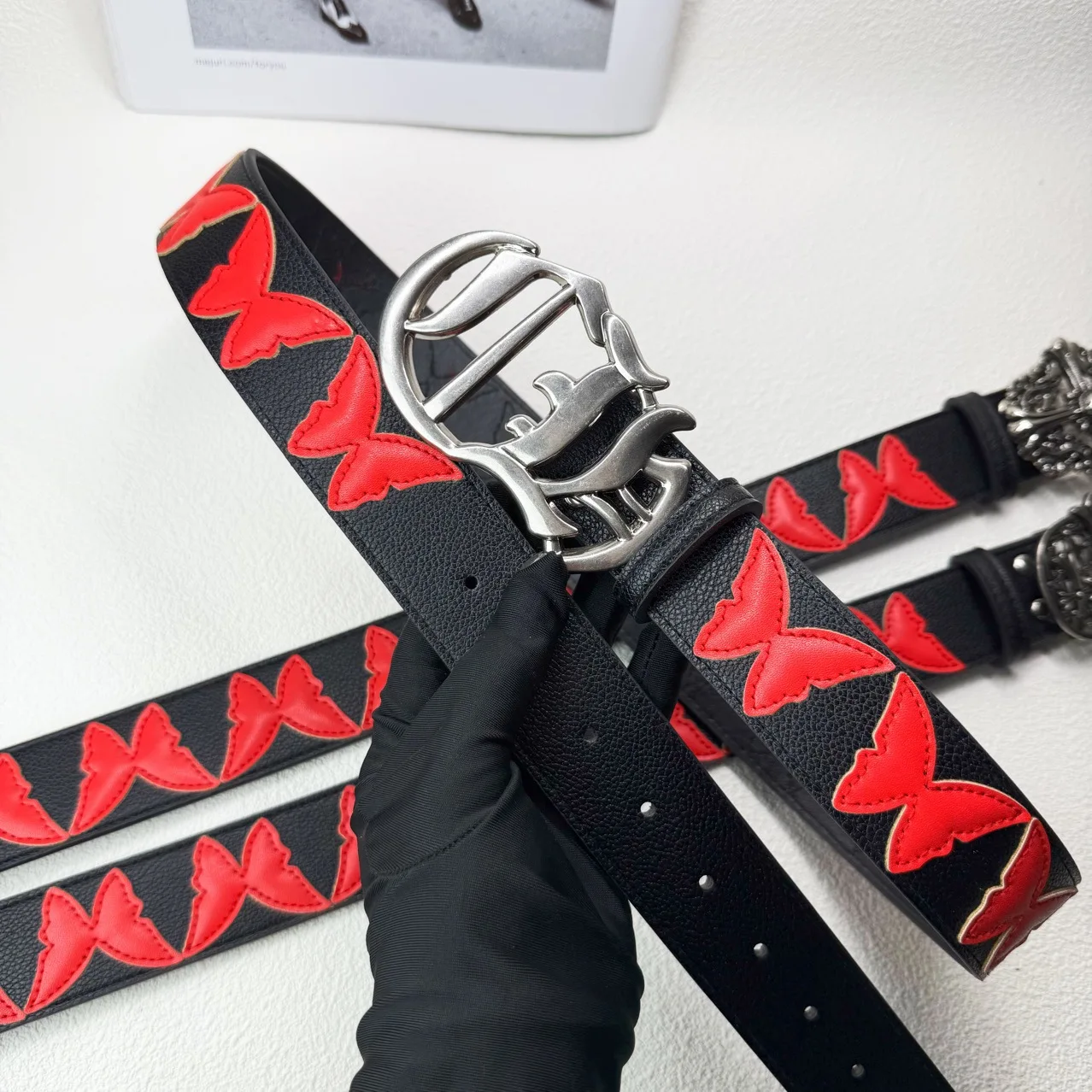 أحزمة مصممة للنساء والرجال جودة عالية فاخرة Y2K أنثى الخصر حزام من الجلد الأسود الفتيات الجينز الشرير مشد حزام GothK