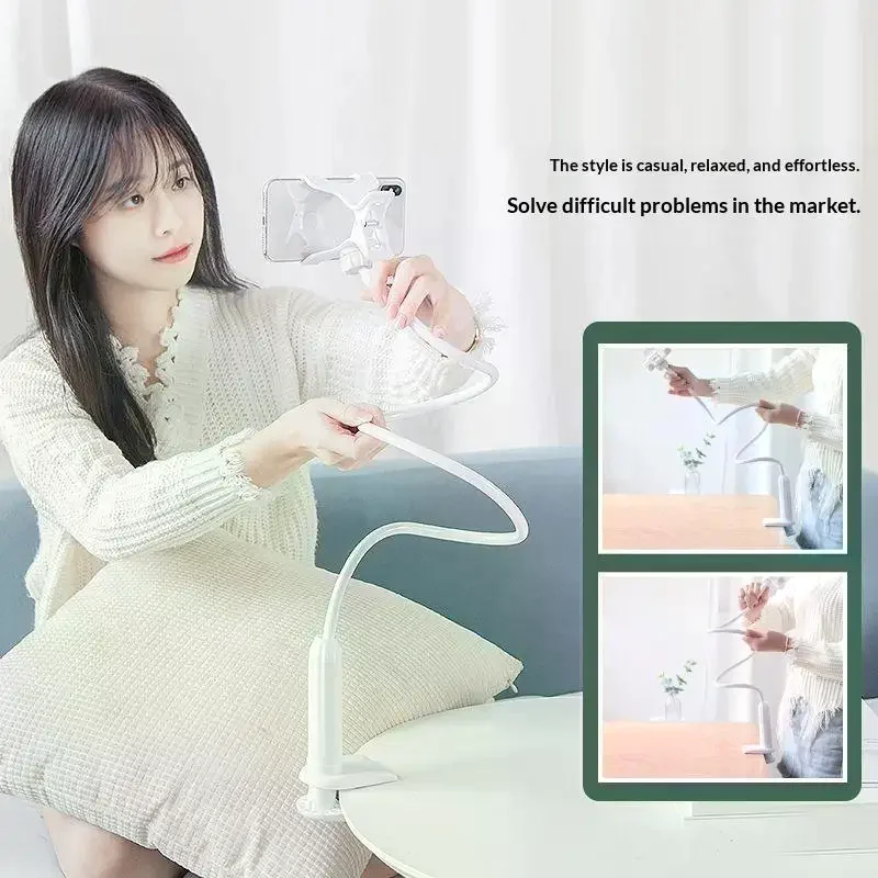 Universal Flexible Lazy Holder Mobile Phone Holder In Bed Table Clip Adjustable Desktop Mount Cellphone Bracket For Smart Phone
