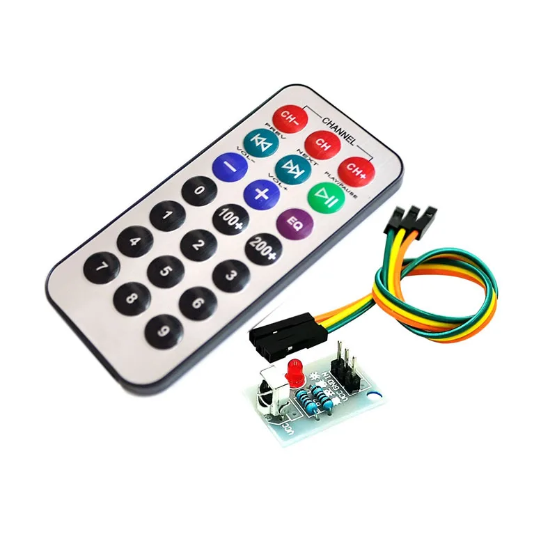 3-piece set, single-chip Infrared Remote Control Module + Receiver HX1838 + Coding Infrared Remote Control