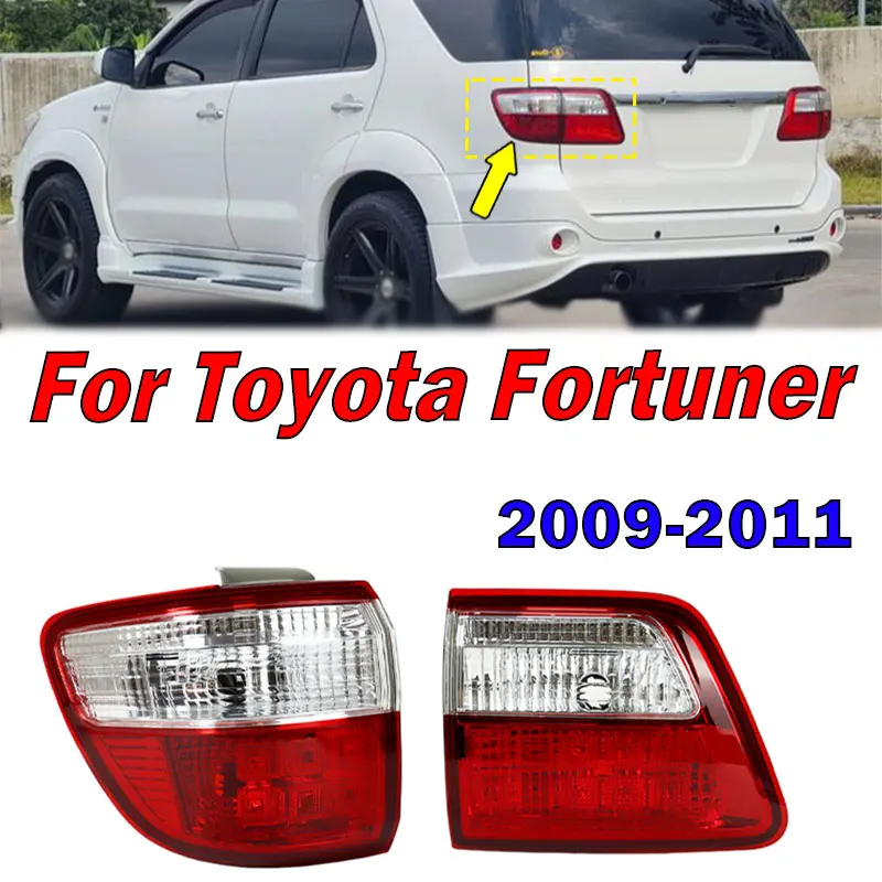

Для Toyota Fortuner 2009 2010 2011, автоматический задний бампер, задний фонарь, сигнальная лампа, стоп-сигнал, задний фонарь, корпус автомобильного фонаря без лампы